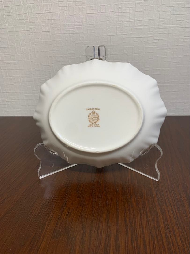 【MINTON】ハドンホール　プレート オーバル 英国食器 バックスタンプあり