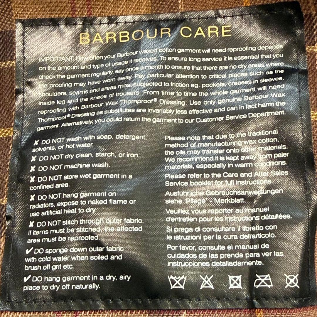 Barbour BEAUFORT バブアー ビューフォート ブラウン サイズ34