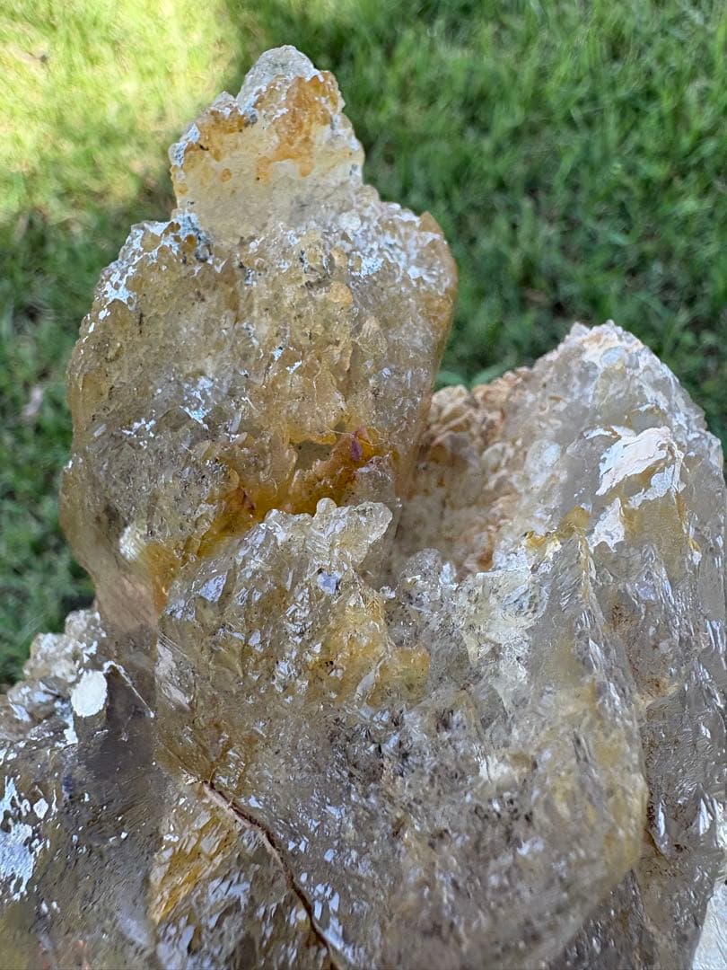 【匿名発送】1 kgオーバー 蝕像水晶（ゴールデンヒーラー）