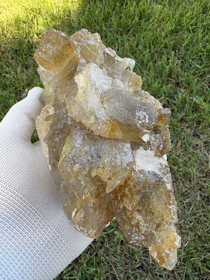 【匿名発送】1 kgオーバー 蝕像水晶（ゴールデンヒーラー）