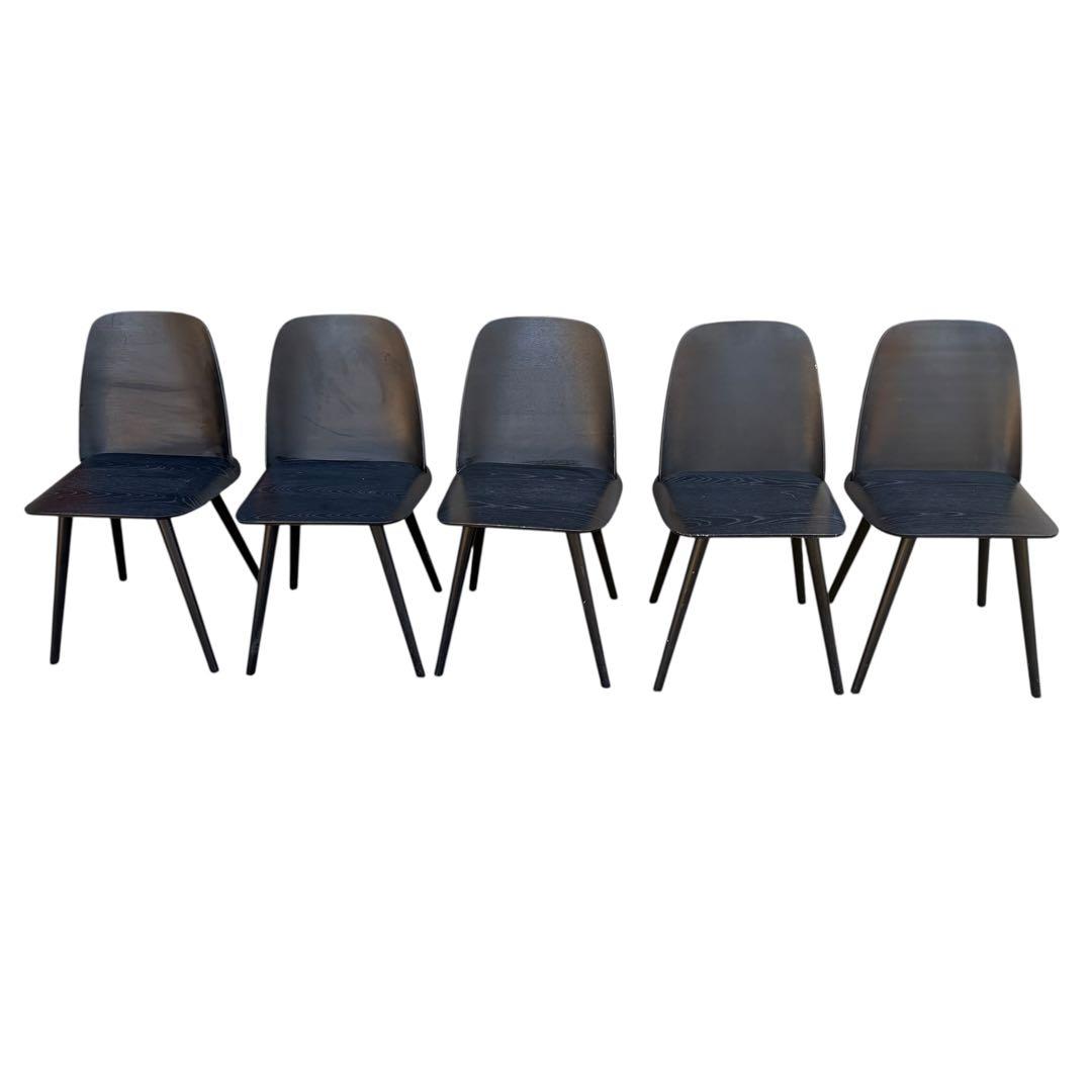 美品　muuto ムート Nerd Chair ナードチェア オーク 一脚 黒②