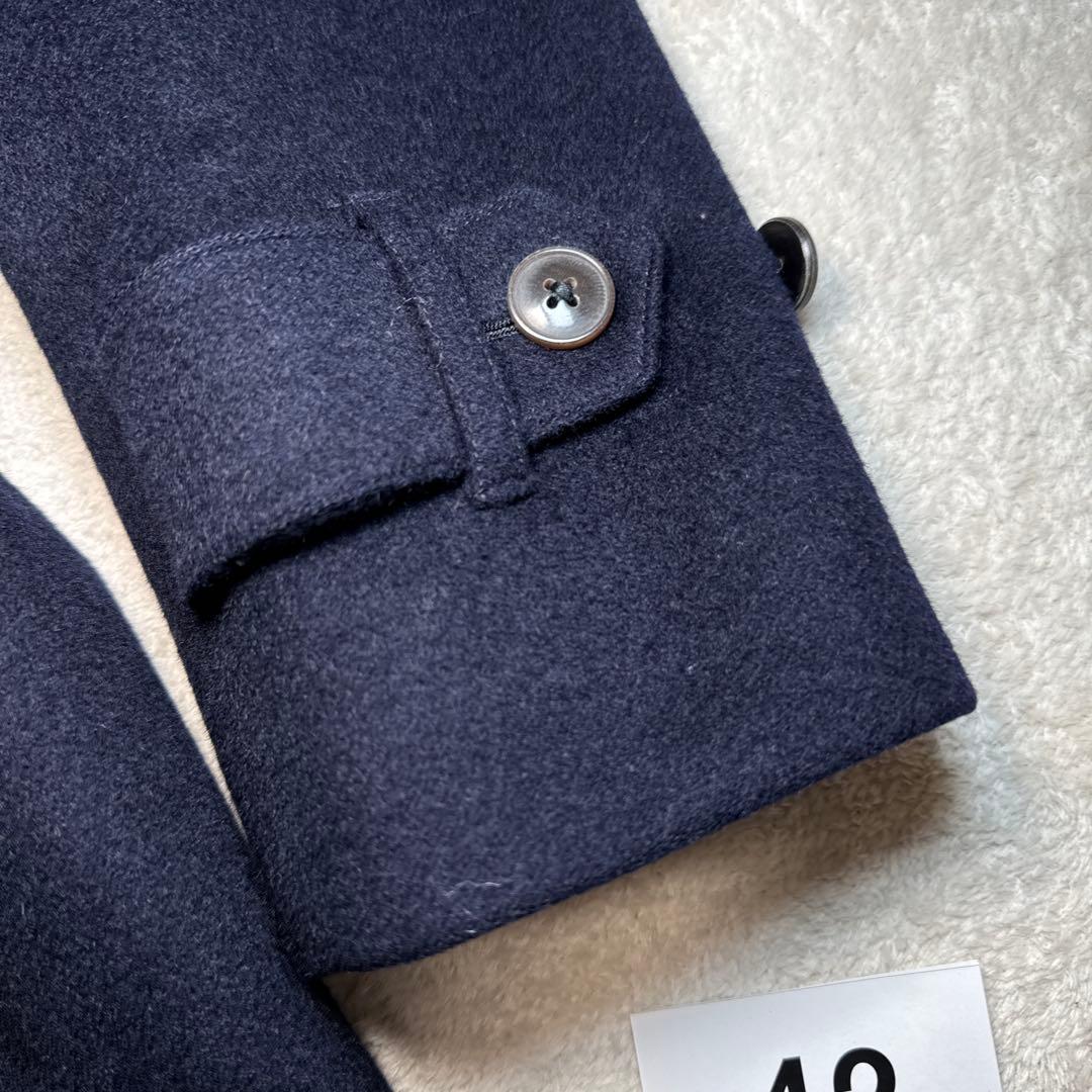 42 極美品　トゥモローランド　ピルグリム　トレンチコート　ネイビー　44 S
