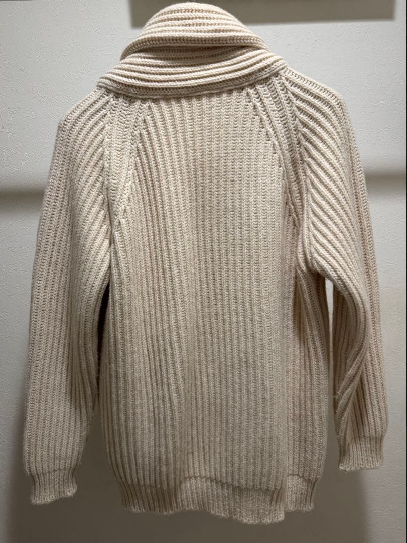 COLHAY'S コルヘイス ショルカラー カーディガン エクリュ 40