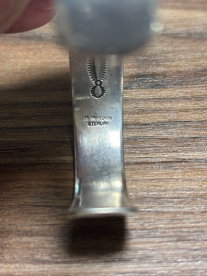 ブルースモーガン　ダブルスタンプワーク バングル