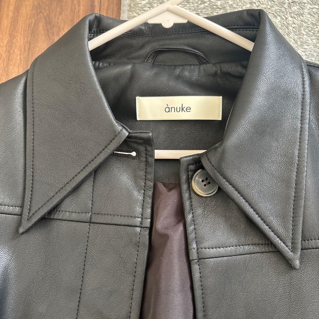 ジャケット・アウター Ecoleather Over Jacket anuke