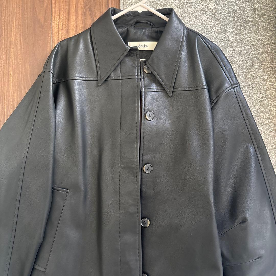 ジャケット・アウター Ecoleather Over Jacket anuke