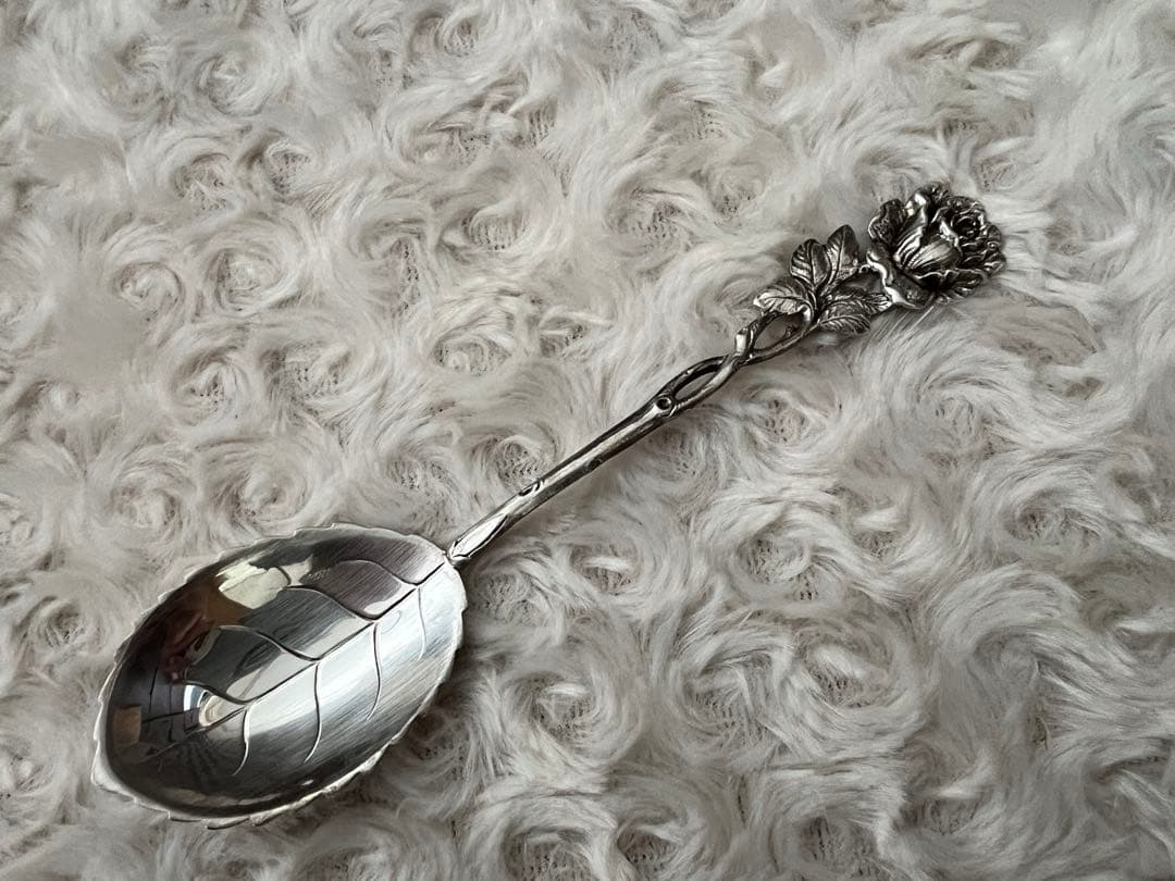 クリストフ バッハ　ドイツ　ヒルデスハイムローズ　スプーン〈１本〉銀製835