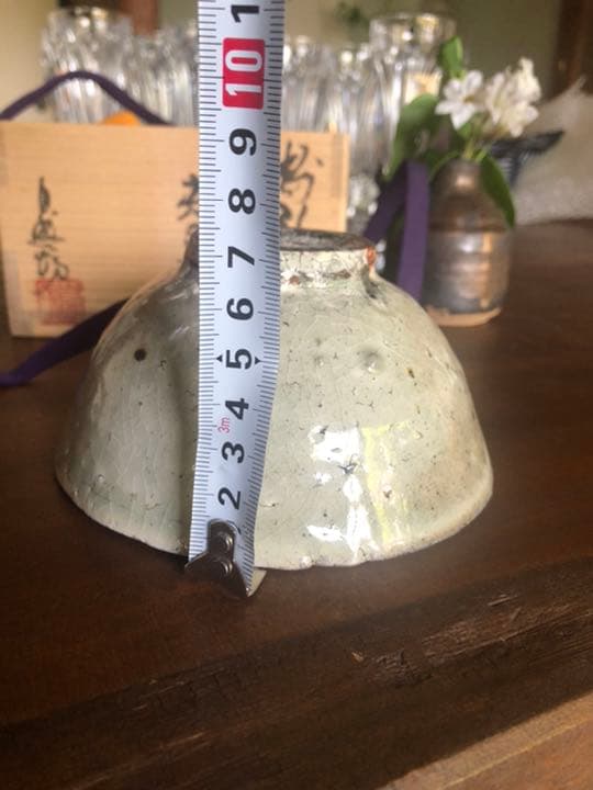 中川自然坊　粉引　茶碗　　k