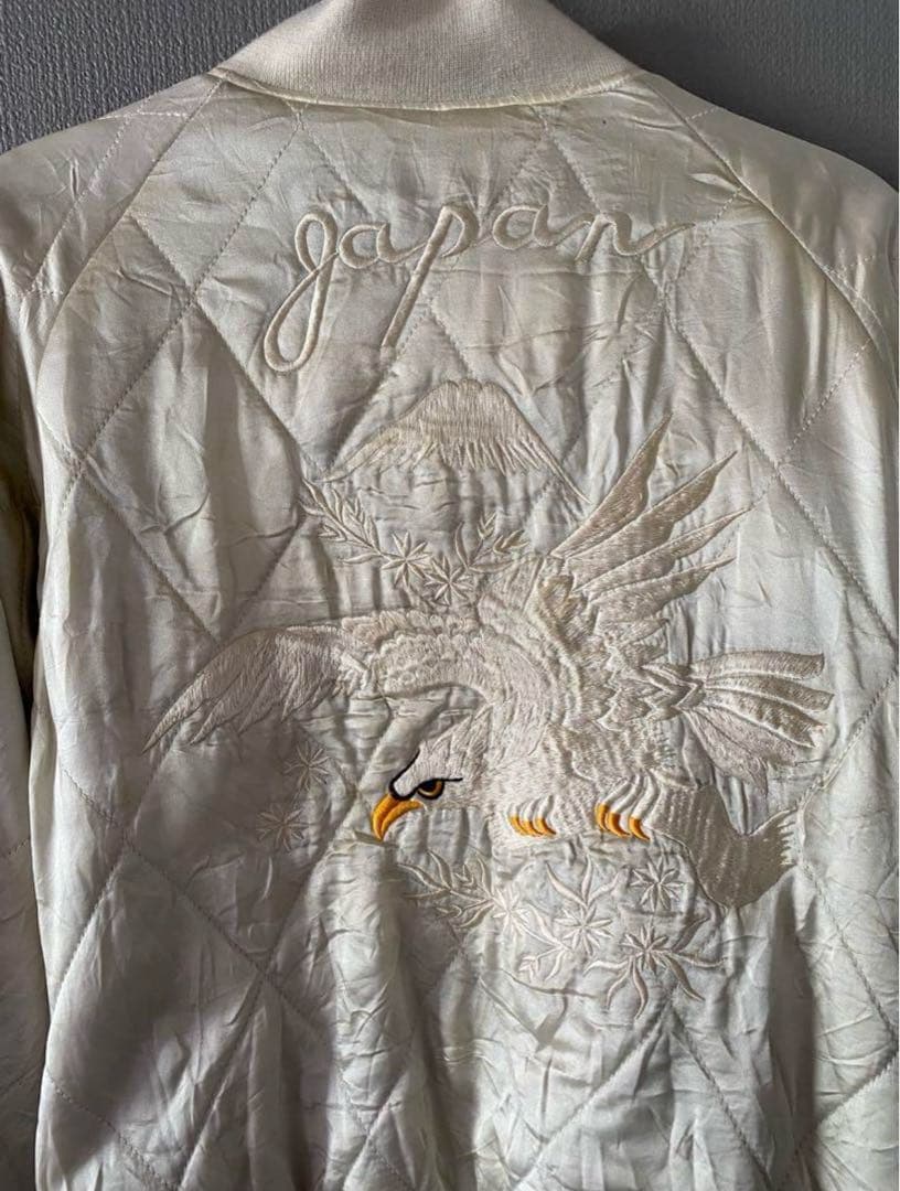 vintage リバーシブルスカジャン ブラック別珍