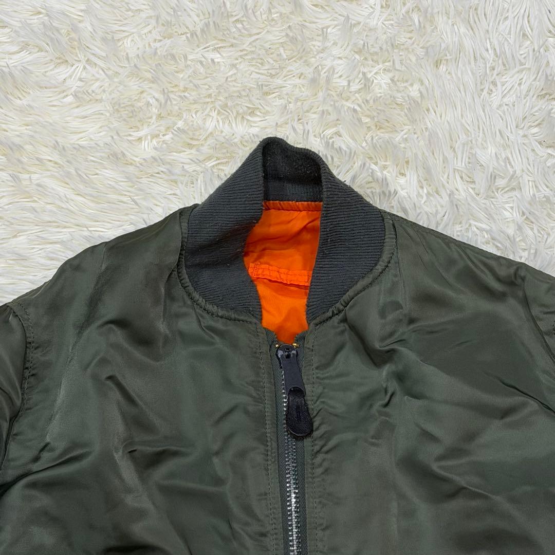 755　アルファインダストリーズ　MA-1フライトジャケット　S　USA製