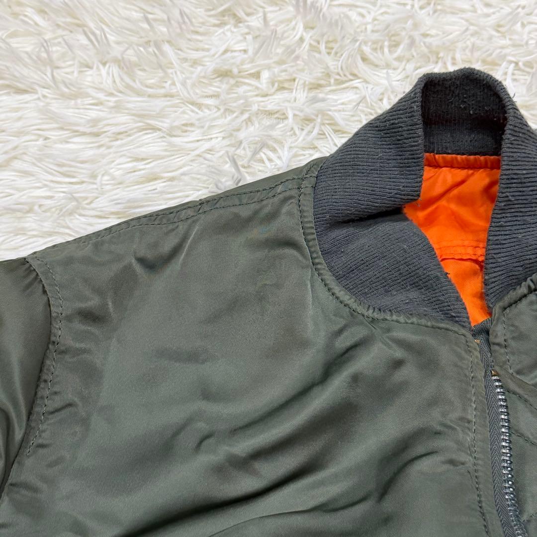 755　アルファインダストリーズ　MA-1フライトジャケット　S　USA製