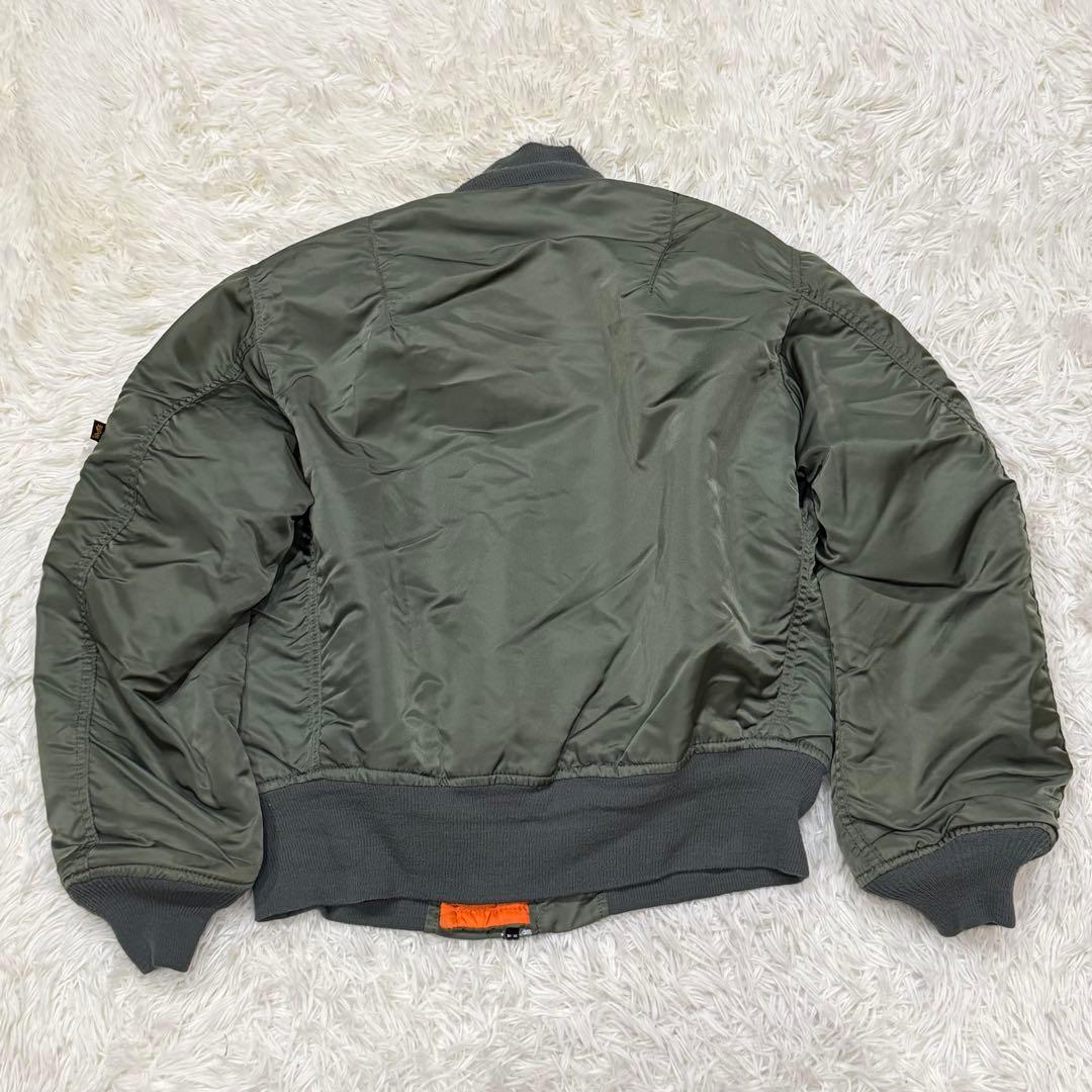 755　アルファインダストリーズ　MA-1フライトジャケット　S　USA製