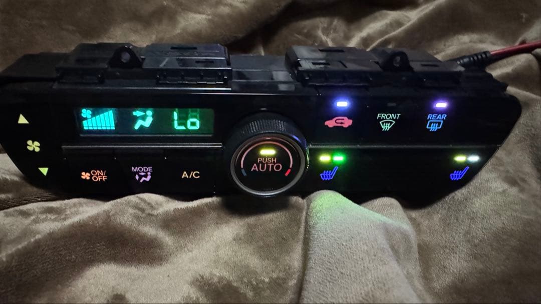 jf3 N-BOX Nボックス カスタム　エアコンスイッチパネル レインボー