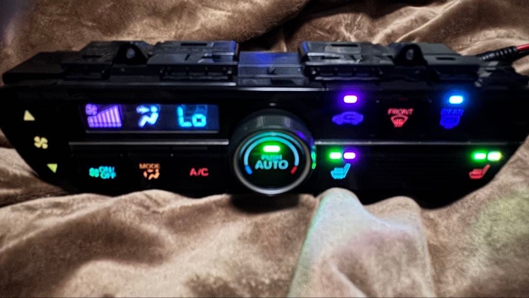 jf3 N-BOX Nボックス カスタム　エアコンスイッチパネル レインボー