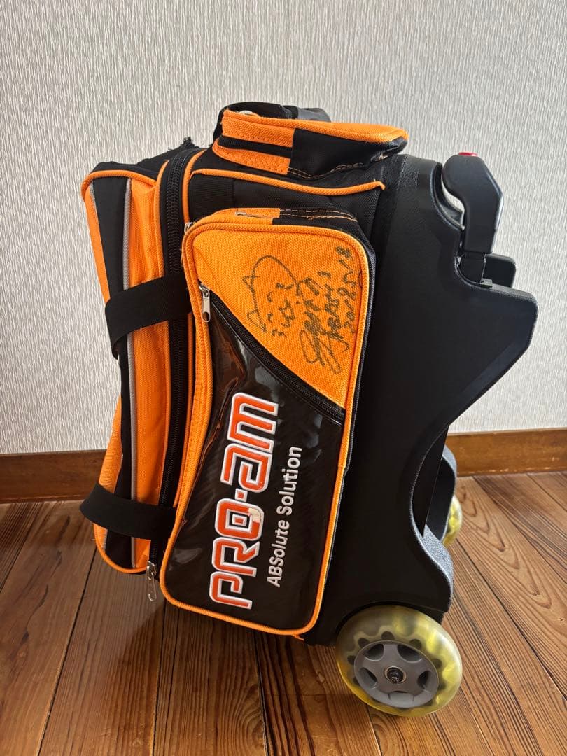 ABS PRO-am 2ボール用 ボウリングバッグ キャスター 2個入りバッグ