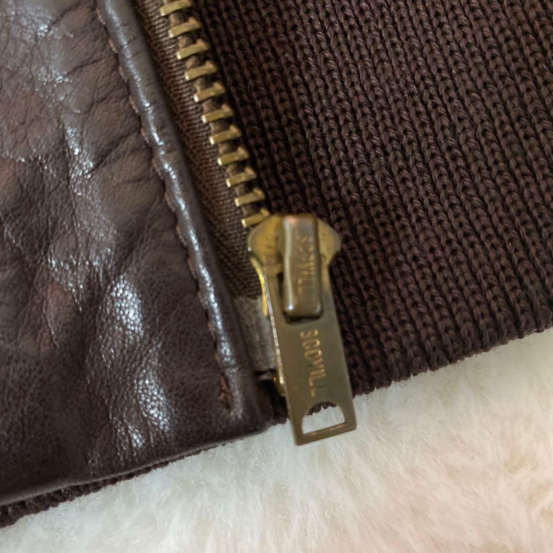 USA製　80s リアルレザー ヴィンテージ A-2 レザージャケット 茶 42