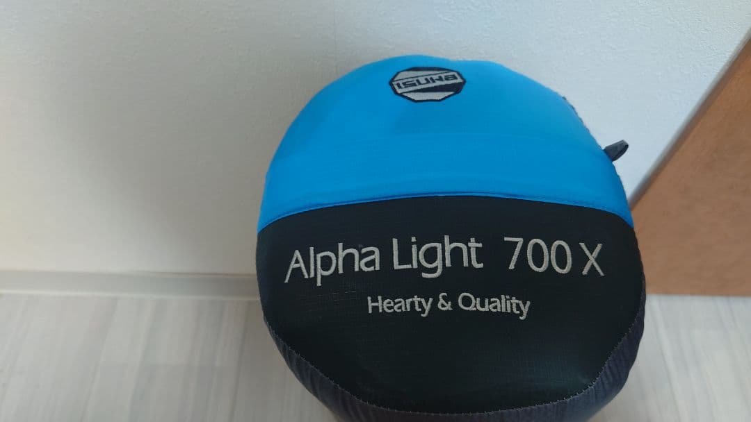 イスカ アルファライト700X 寝袋