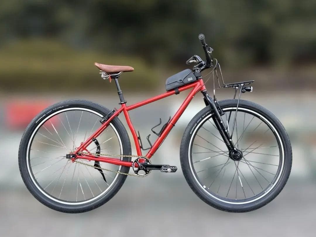 【希少】SURLY 初代カラテモンキー ハブダイナモ＆ドロッパーなど Mサイズ