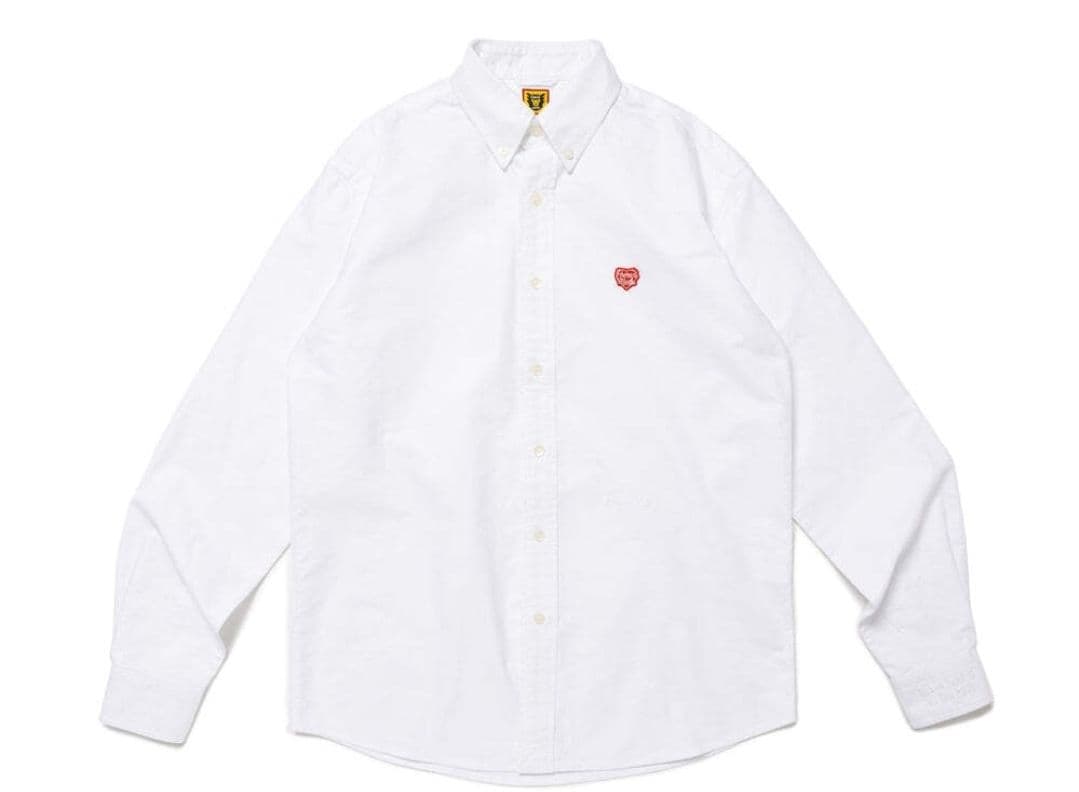 Human Made ボタンダウンシャツ ホワイト　オックスフォード