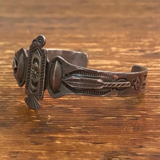 20s~40s ヴィンテージ Navajo ナバホ族 サンダーバード バングル