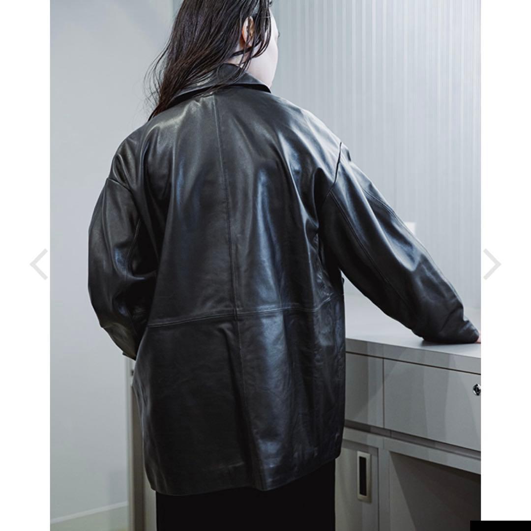 アーバンリサーチ ラムレザーオーバーJK