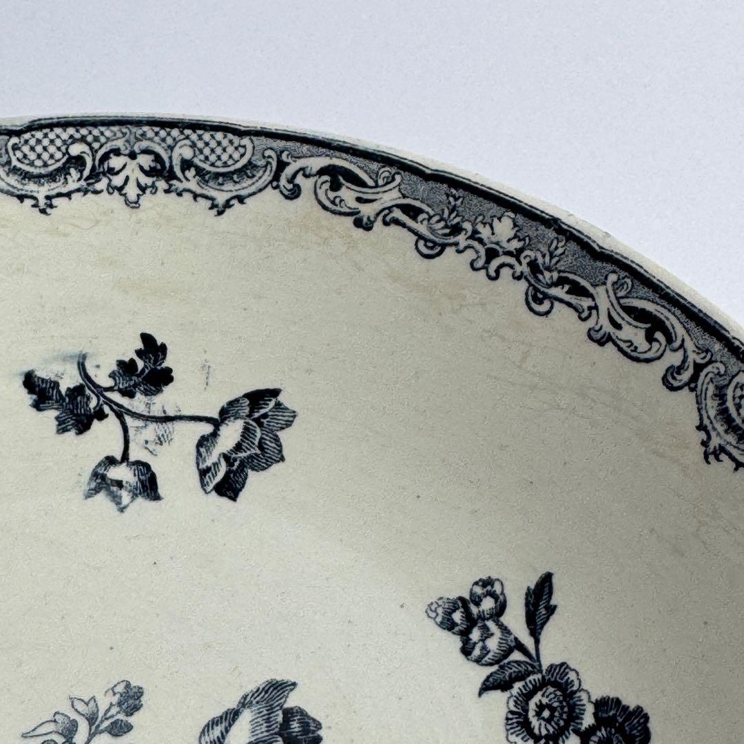 レア　フランスアンティーク　サルグミンヌ　Fontanges カロットプレート