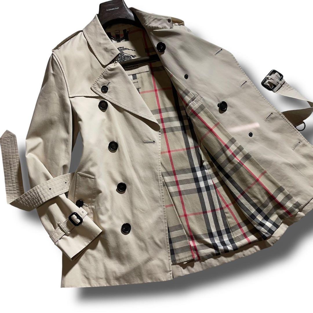 美品 BURBERRY THE SANDRINGHAM メンズ トレンチコート