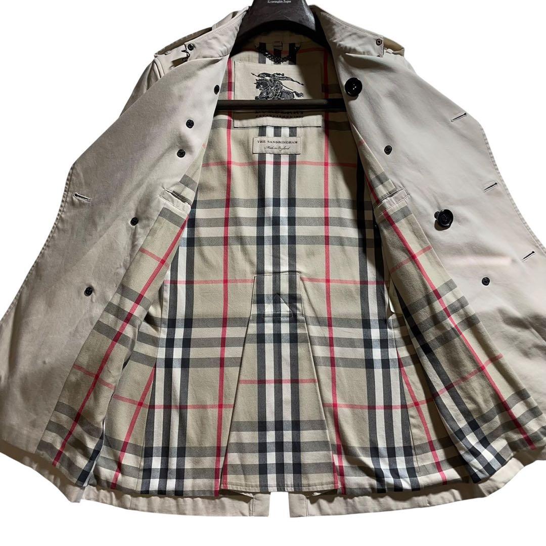 美品 BURBERRY THE SANDRINGHAM メンズ トレンチコート