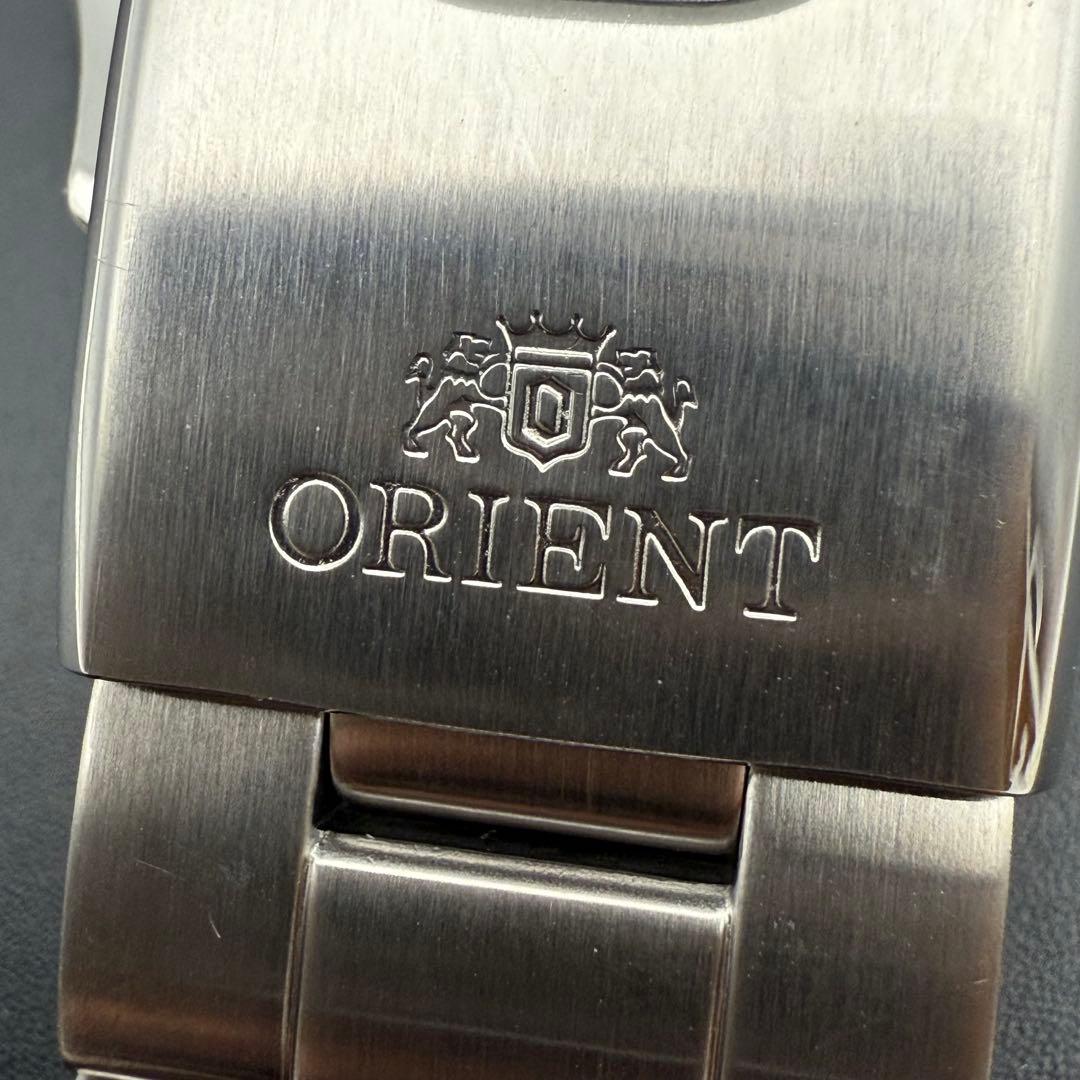 極美品/稼働品✨オリエント マコ 腕時計 クロノグラフ 防水 ソーラー メンズ