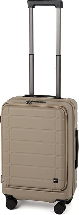 ☆新品 エーススーツケース 機内持込み可 34L/40L容量増 フロントオープン