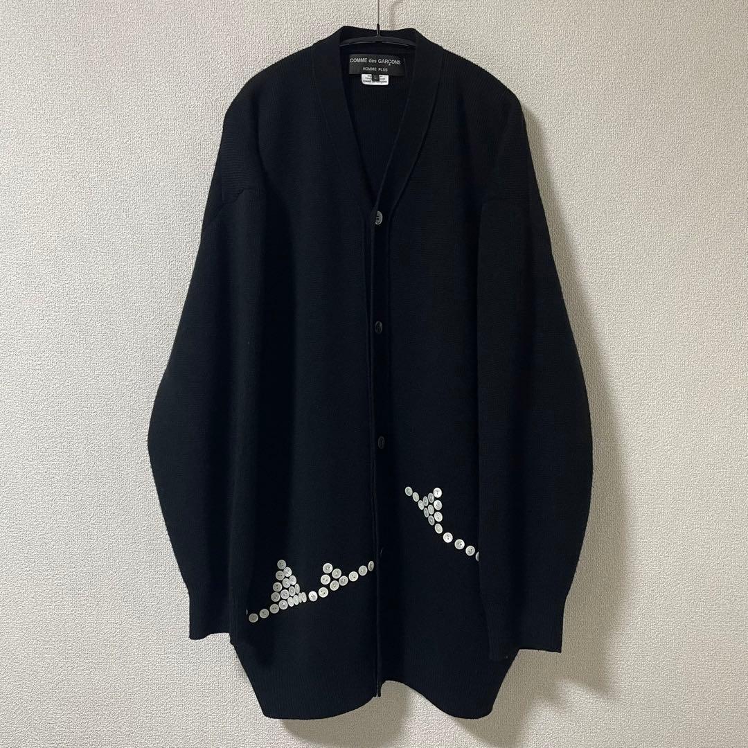 コムデギャルソン オムプリュス 24aw ボタンカーディガン