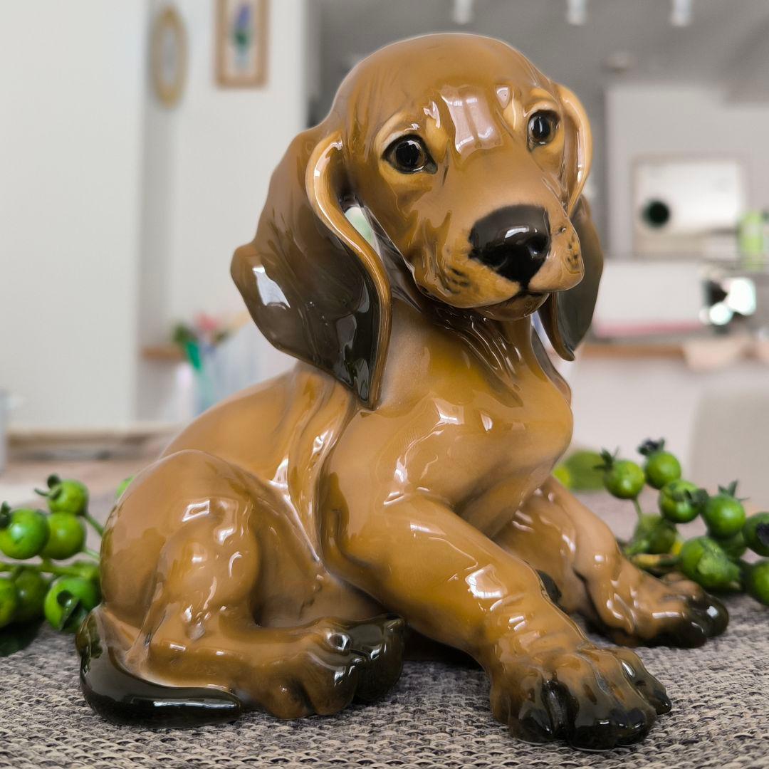 ドイツ製 ローゼンタール 陶器 犬 フィギュリン 置物 Rosenthal