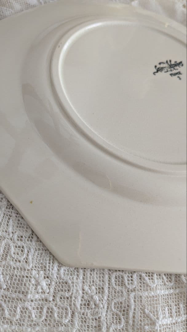 サルグミンヌ オクトゴナル プレート 平皿 フランス