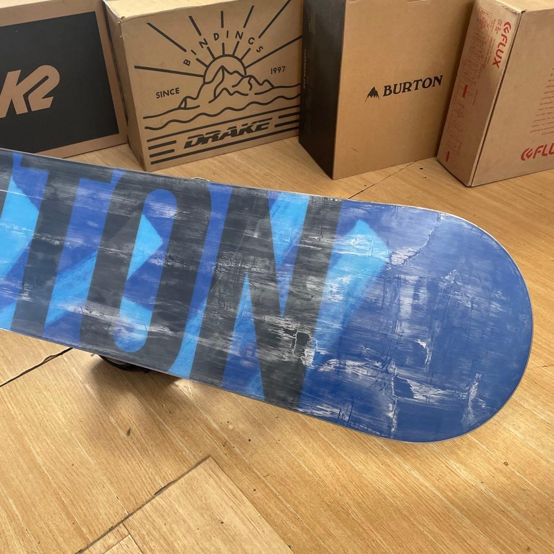 BURTON×K2　クラッシュ　バートン　スノーボードセット　バインディング付