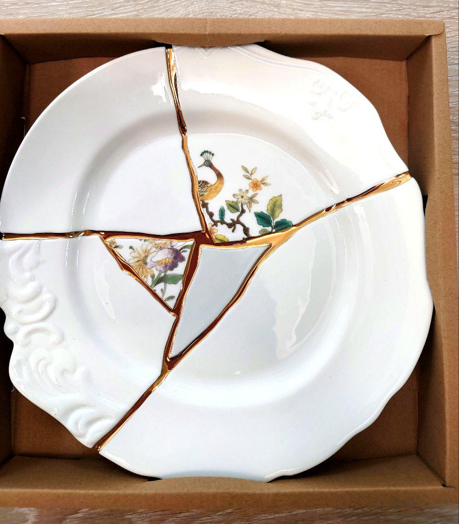 お値下げしました【未使用品】Seletti Kintsugi中皿 約27cm