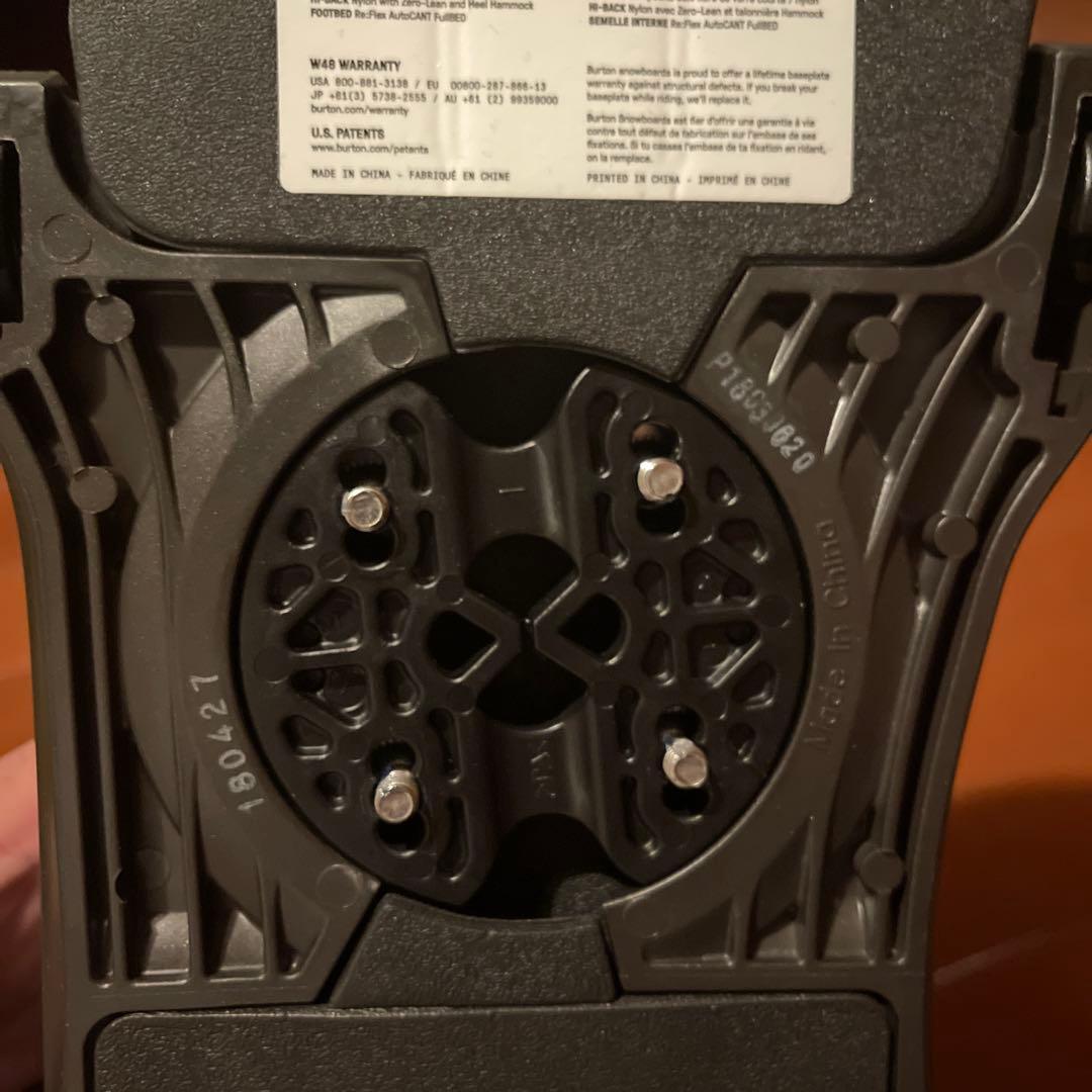 【値下げしました‼︎】バートンブラウンレザー　ビンディング スノーボード用