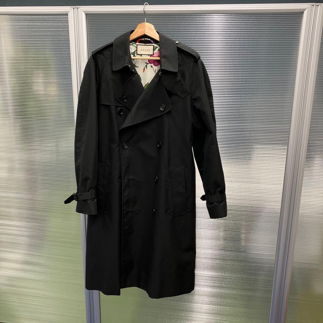 h*t様 GUCCI ブラック トレンチコート