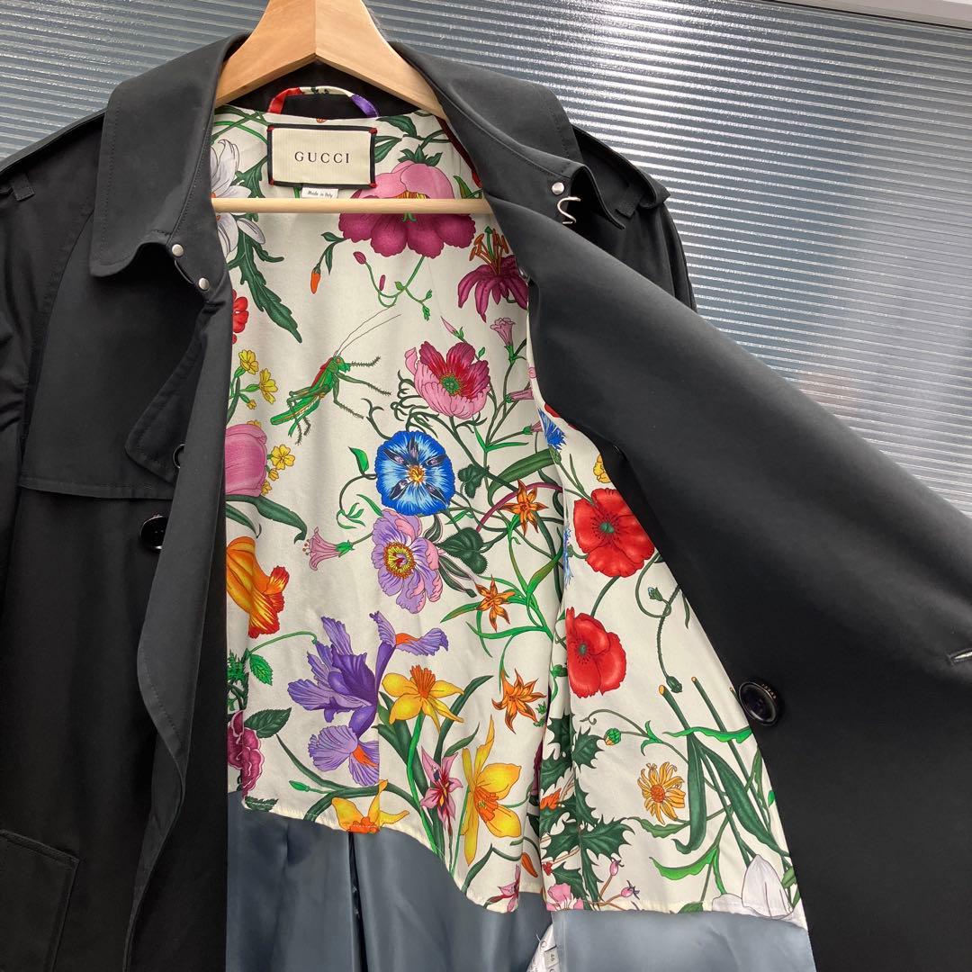 h*t様 GUCCI ブラック トレンチコート