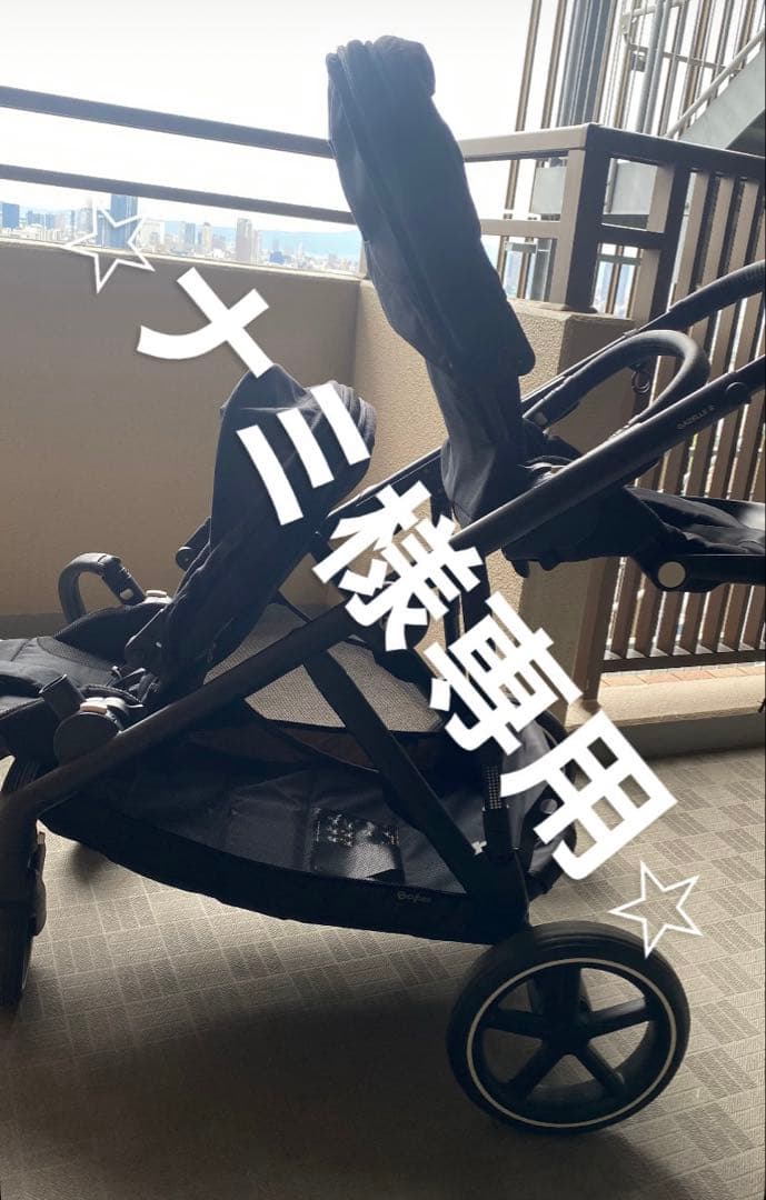 サイベックス (cybex)ガゼルS 2人乗り対応 シート2つ フルセット