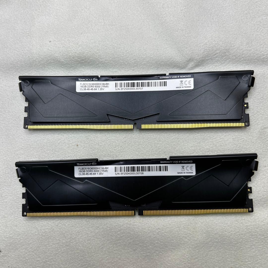 ジャンクTEAMGROUP T-Force Vulcan DDR5 16GB*2