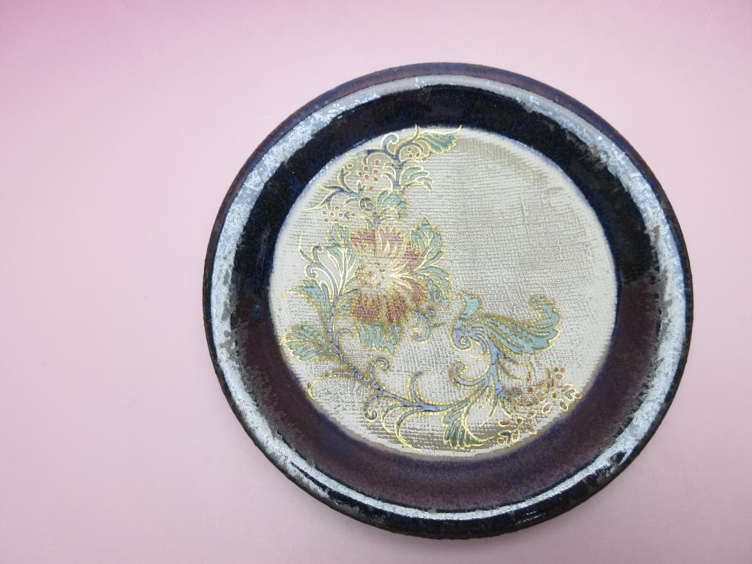 九谷 中村秋塘 花紋 銘々皿 MOR70627