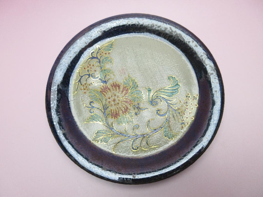 九谷 中村秋塘 花紋 銘々皿 MOR70627