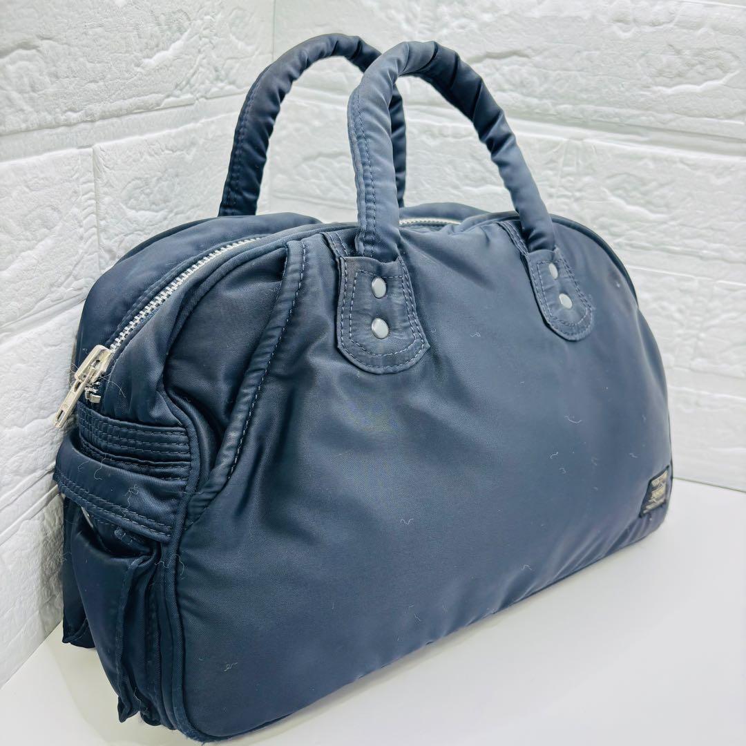 【廃盤、希少】ヘッドポーター　タンカー　ミニボストン　ネイビー　濃紺