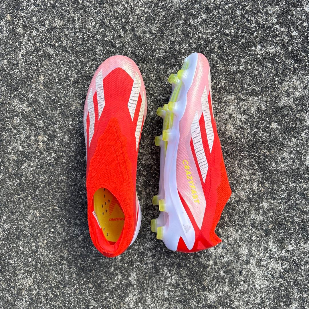 adidas X crazy fast FG紐なし27cm
