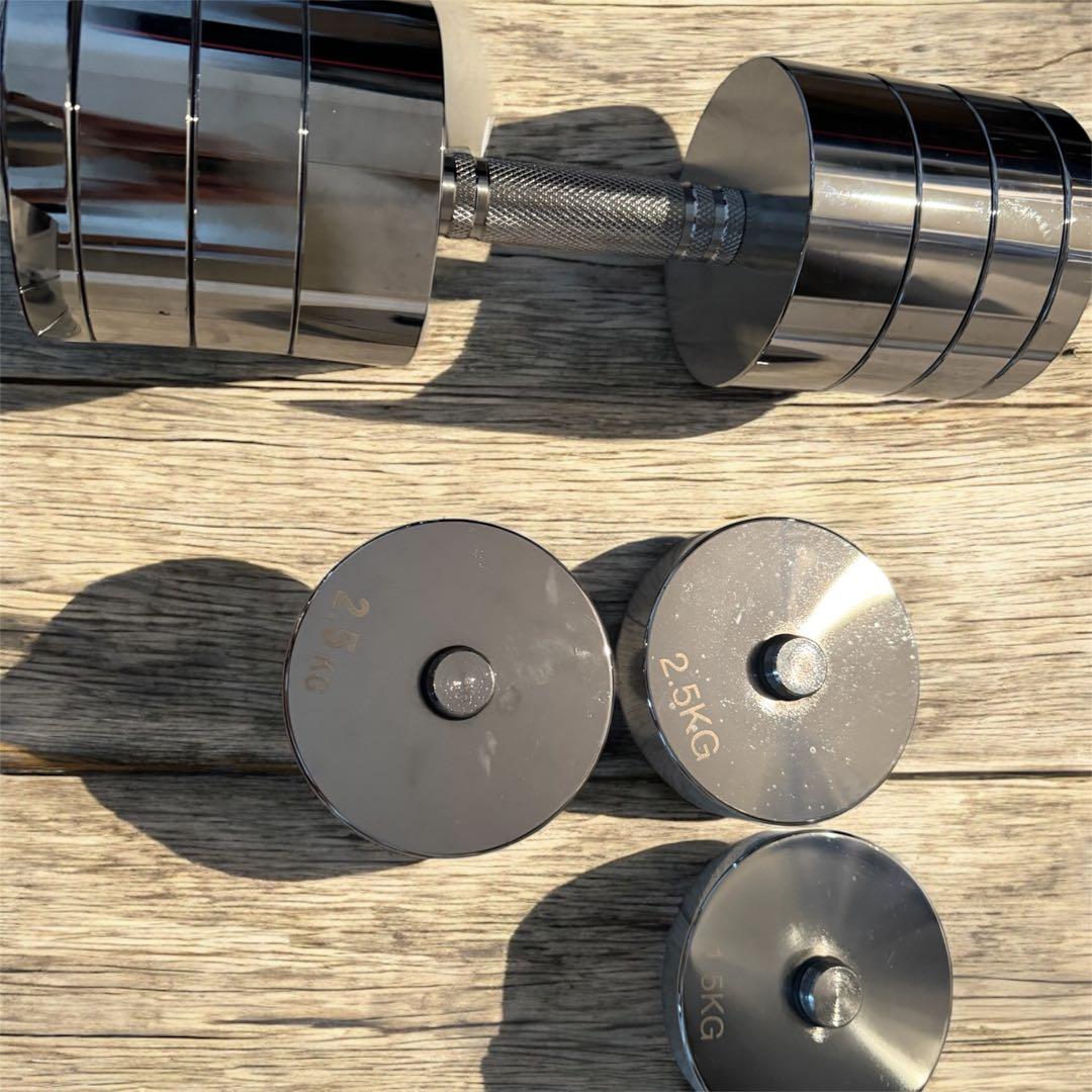 可変式クロームダンベル 20kg×2ST131