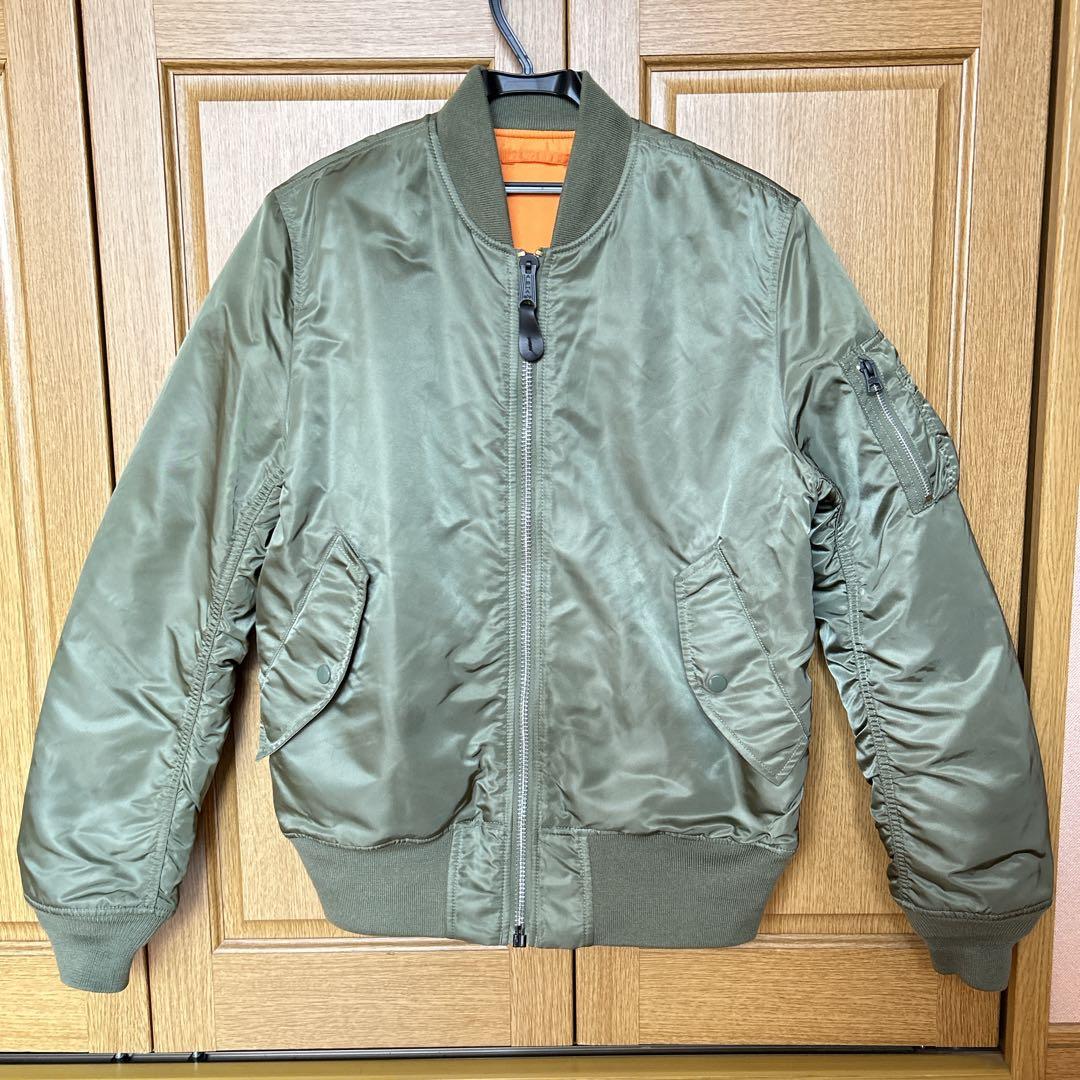 ALPHA INDUSTRIES MA-1 フライトジャケット M カーキ