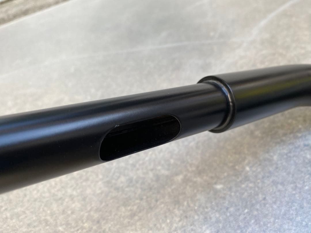 ハーレー　1インチ　ハンドル　黒　高さ