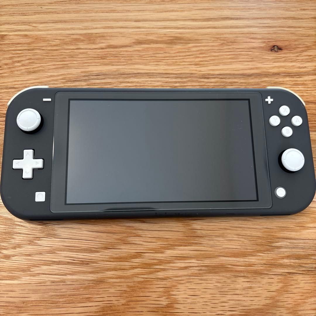 【美品・大人使用】Switch Lite グレー 本体【スティック公式整備済】