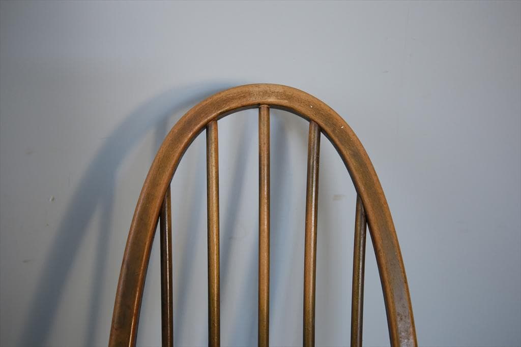 英国アンティークアーコールクエーカーチェア/ダイニングイス(92-263-1)