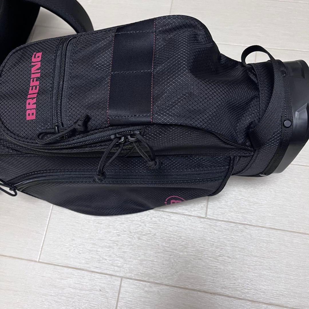 【極美品】BRIEFING CR-4K L キッズゴルフ スタンドバッグ 黒